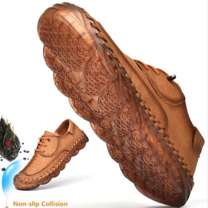 Orthopedic Shoes For Men Leather Casual Loafers