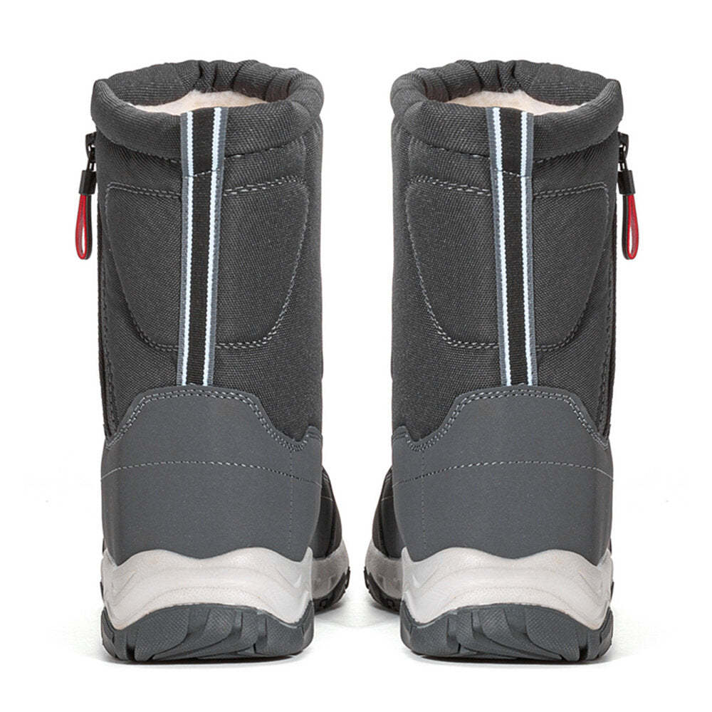 Winter Snow Boots Side Zip, Waterproof, Non-slip, Wear-resistant, Thick and Velvety Warm