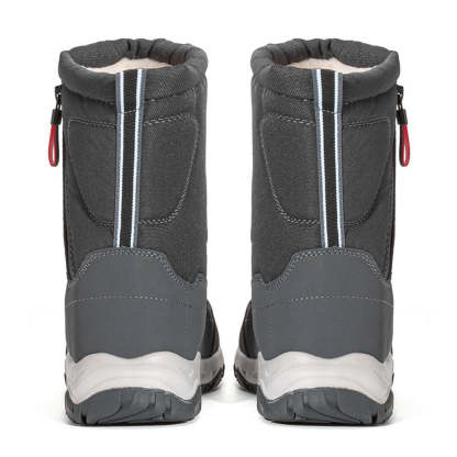 Winter Snow Boots Side Zip, Waterproof, Non-slip, Wear-resistant, Thick and Velvety Warm