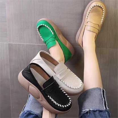 Women Soft-Soled Pure Cowhide Loafers