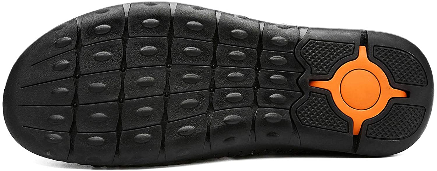 Men's Fisherman Beach Sandals Casual Closed Toe Leather Handmade Sandals Adjustable for Walking Outdoors