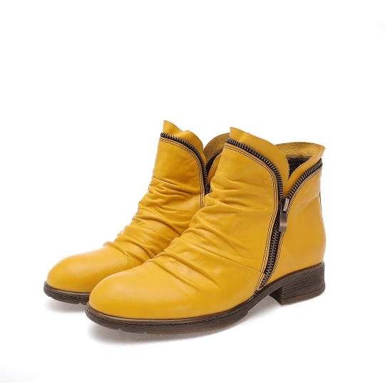 Cozy Colorful Ankle Winter Boots