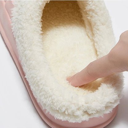 Cozy Plush Slippers For Women Nonslip Indoor Slides