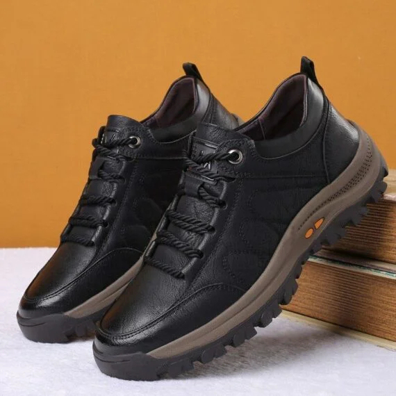 Men’s Winter Casual Hand Stitching Arch Support & Non-slip Breathable Boots