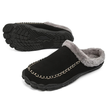 Men Winter Orthopedic Barefoot Slippers Premium Arch Support Plantar Fasciitis Slippers