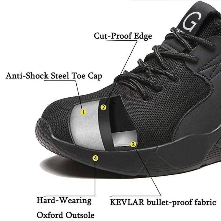 Lightweight Steel Toe Work Shoes for Men Women