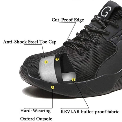 Lightweight Steel Toe Work Shoes for Men Women