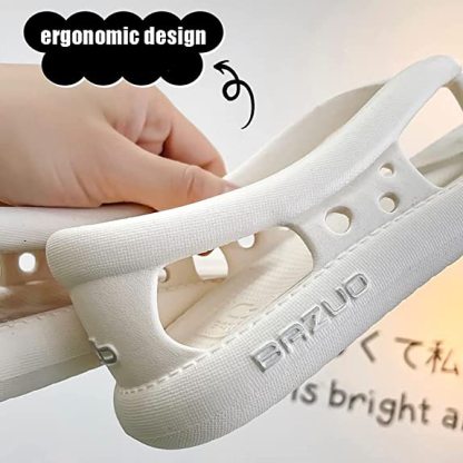New Bazuo Flip Flops for Men and Women, EVA Thick Sole Non Slip Quick-Dry Sandals