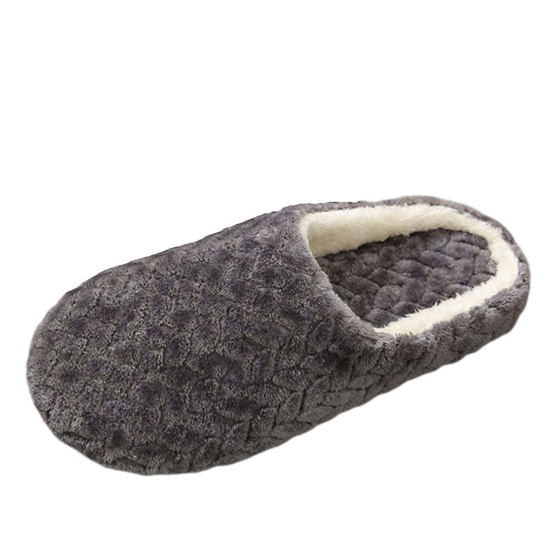 Men Anti-slip Warm Soft Winter Home Slippers