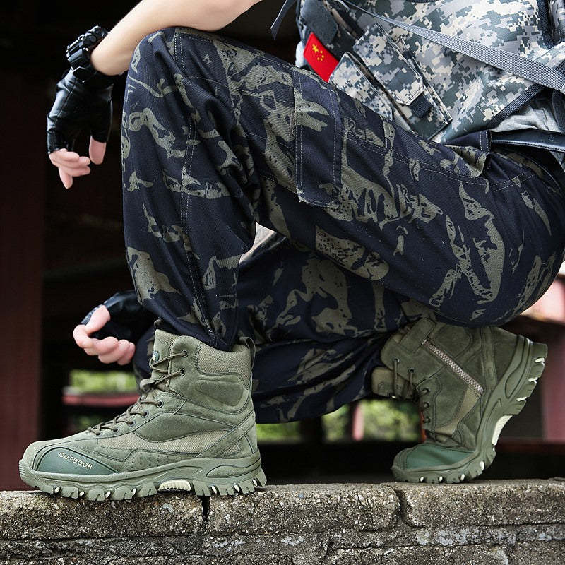 Men Trekking Army Orthopedic Boots