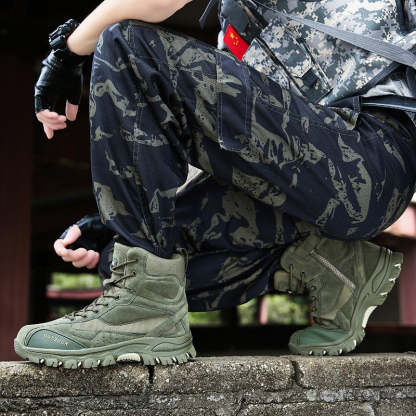 Men Trekking Army Orthopedic Boots