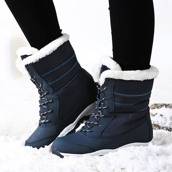 Orthopedic Women's Waterproof Winter Boots with Fur