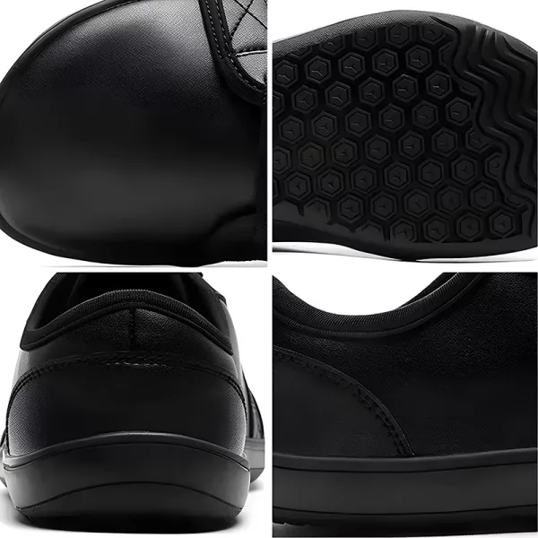 Zero Drop Leather Shoes Barefoot Sneakers