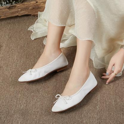 Dress Shoes Fashion Slip-on Bow Comfort Ballet Flats Shoes