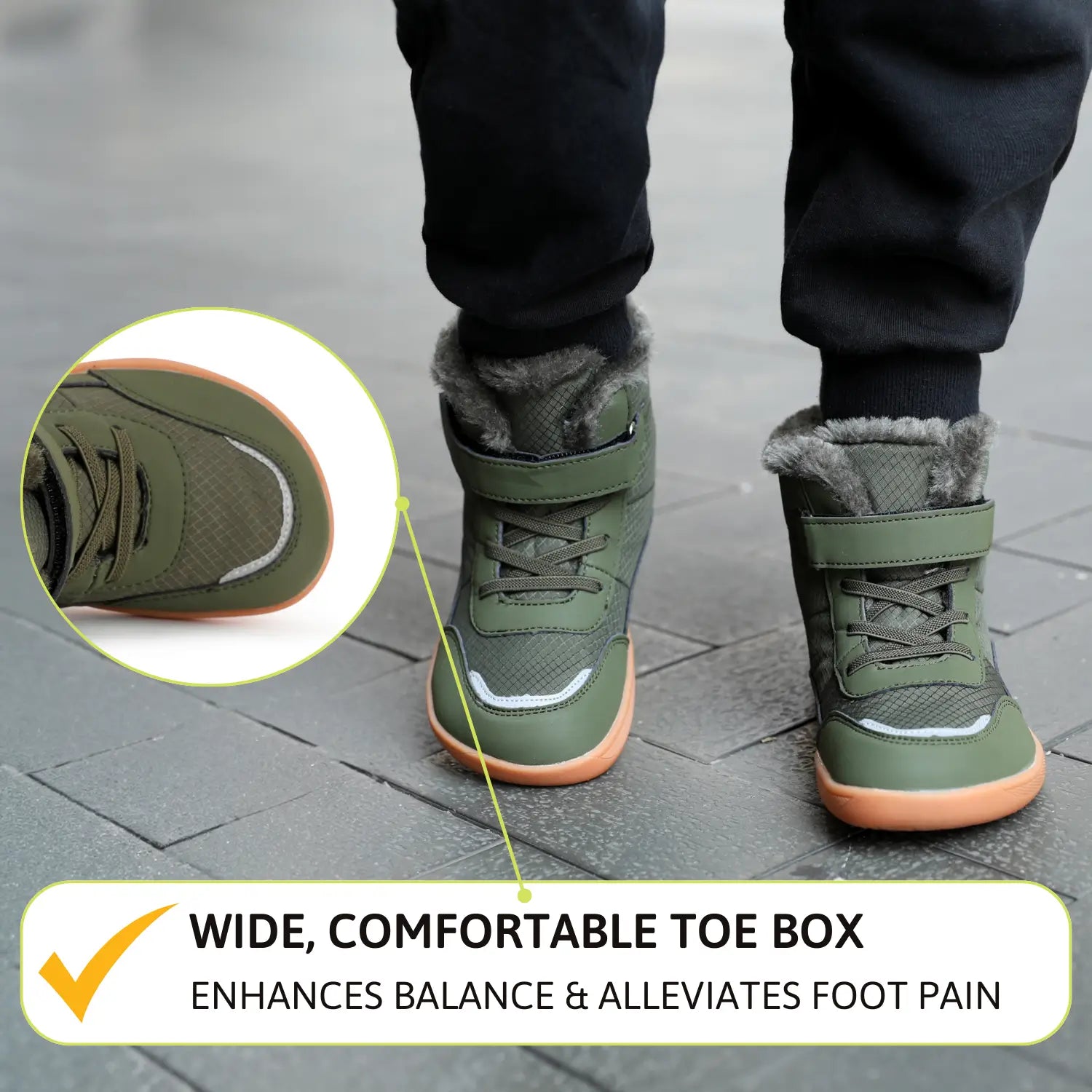 Winter Kids Barefoot Shoes