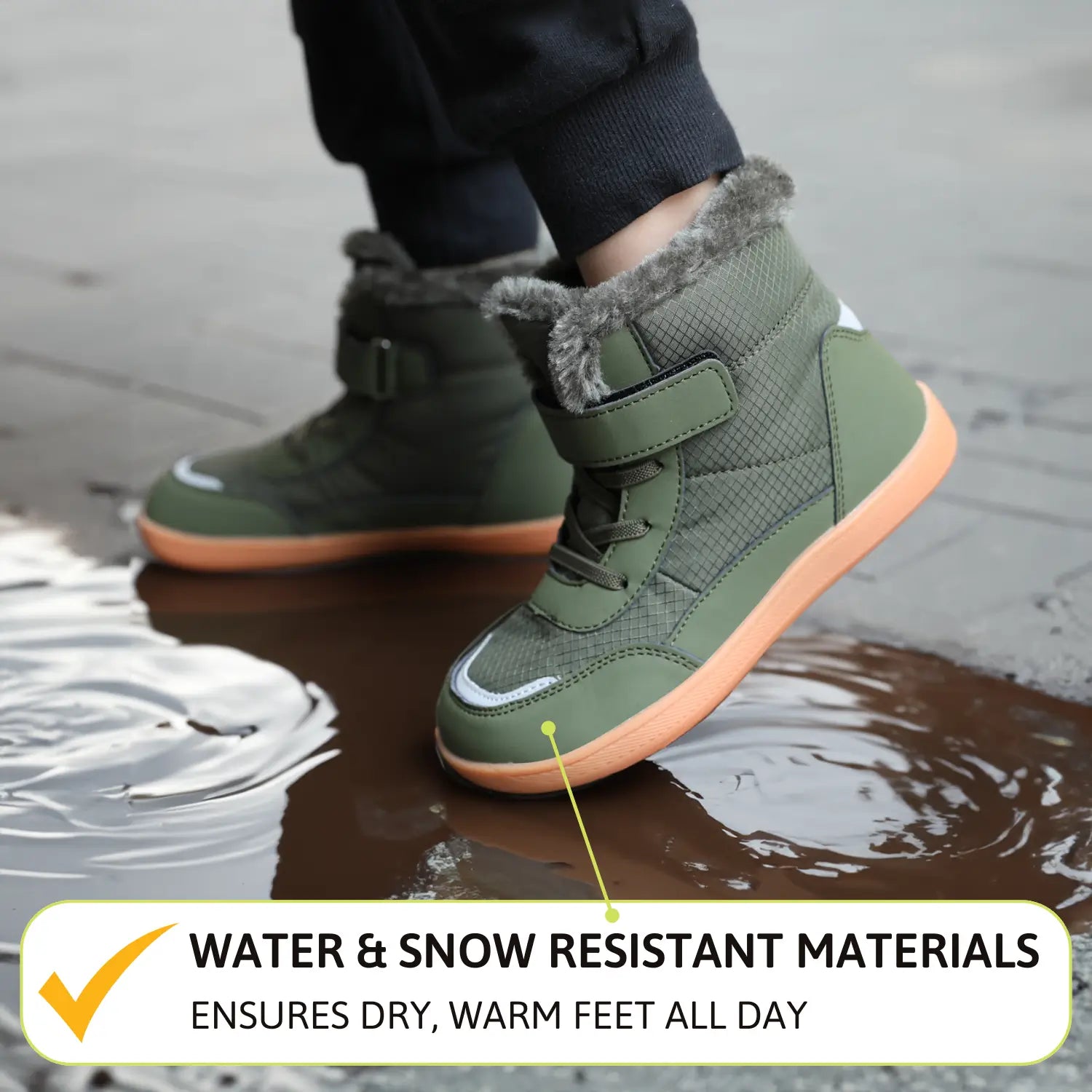 Winter Kids Barefoot Shoes