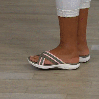 Women Sandals Stretch Cross Orthotic Slide Slippers