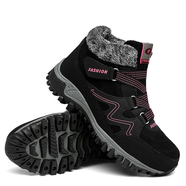 Orthopedic Shoes Men Anti-collision Velcro Hiking Ankle Sneakers Suede Outdoor