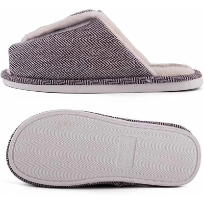 Swollen Feet Non-Slip Open Toe Indoor Wool Slippers