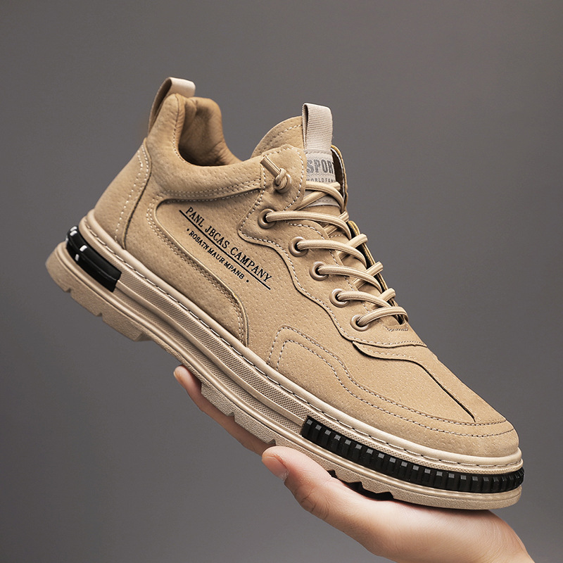 Crusty Leather Work Boots