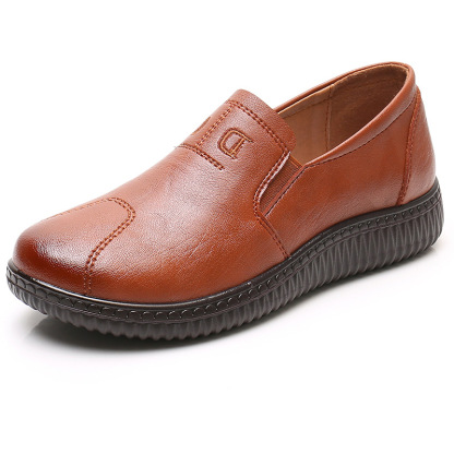 Wide Fitting Shoes Genuine Leather Casual Women Shoes