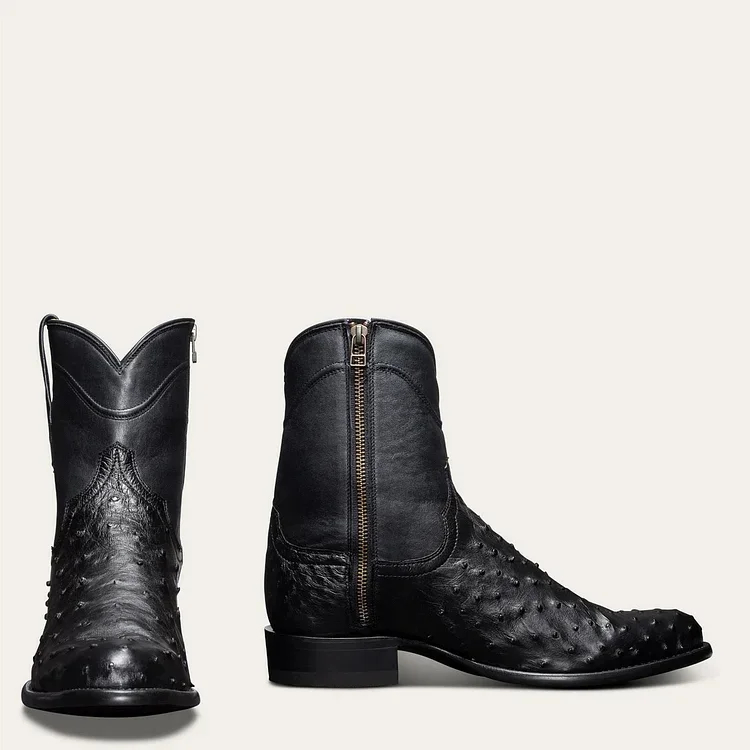 Western Shoes round Toe Men's Casual Men's Boots