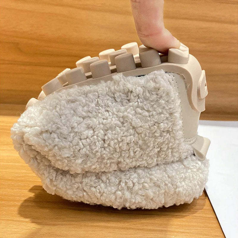 Winter Plush Slip-On Outdoor Loafer Shoes