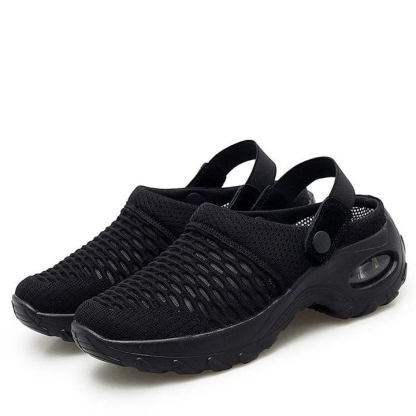 Women's Summer Breathable Mesh Air Cushion Outdoor Walking Slippers Orthopedic Walking Sandals