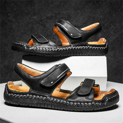 Men's Travel Anti Slip Soft Sole Velcro Beach Sandals
