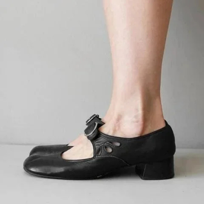 Mary Janes Summer Low Heel Vintage Women Shoes