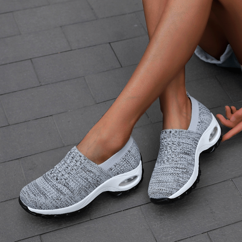 Slip-on Orthopedic Walking Sneaker for Plantar Fasciitis with ARCH Support