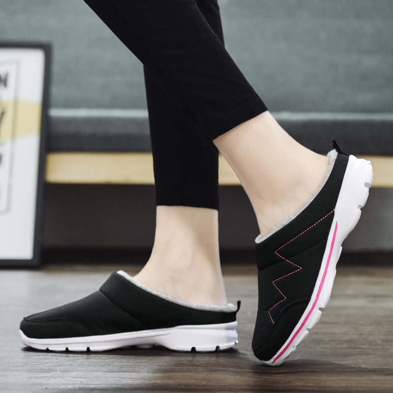Women Plush Winter Shoes Light Home Fur Slippers