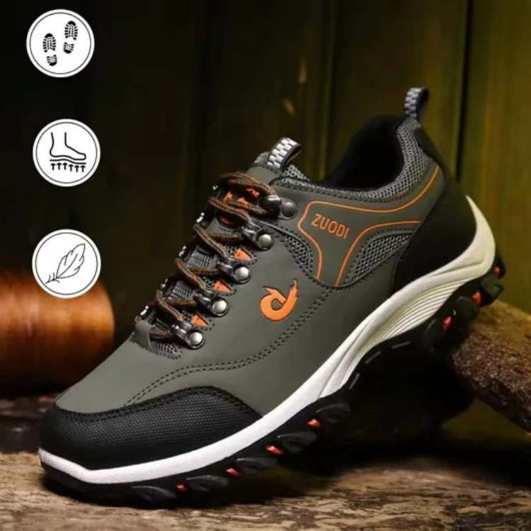 Men's Orthopedic Hiking Shoes – Pain Relief, Non-Slip Waterproof, Expert-Approved Comfort