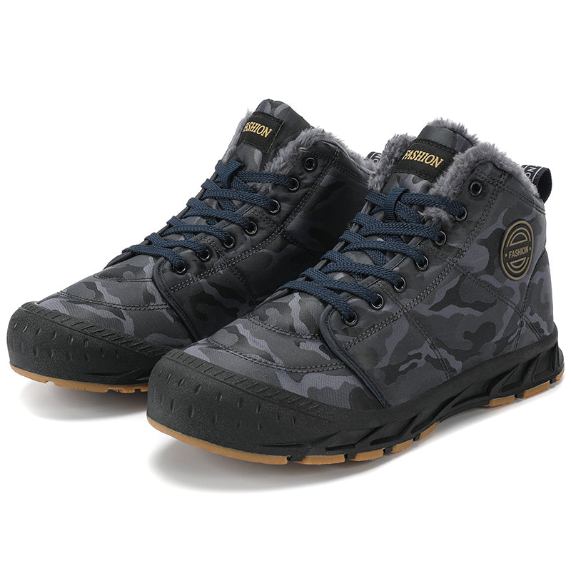 Ankle Boots For Men Thick Sole Winter Orthopedic Shoes