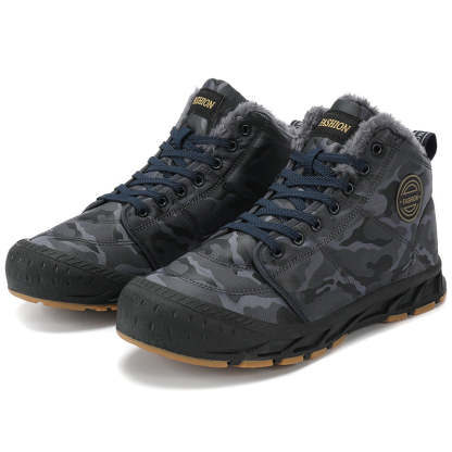 Ankle Boots For Men Thick Sole Winter Orthopedic Shoes