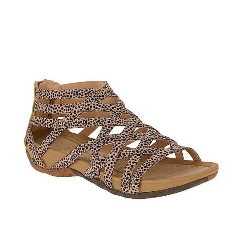 Round Toe Hollow Roman Gladiator Beach Wedge Sandals