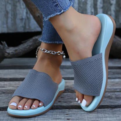 Women's Flyknit Soft Wedge Sandals