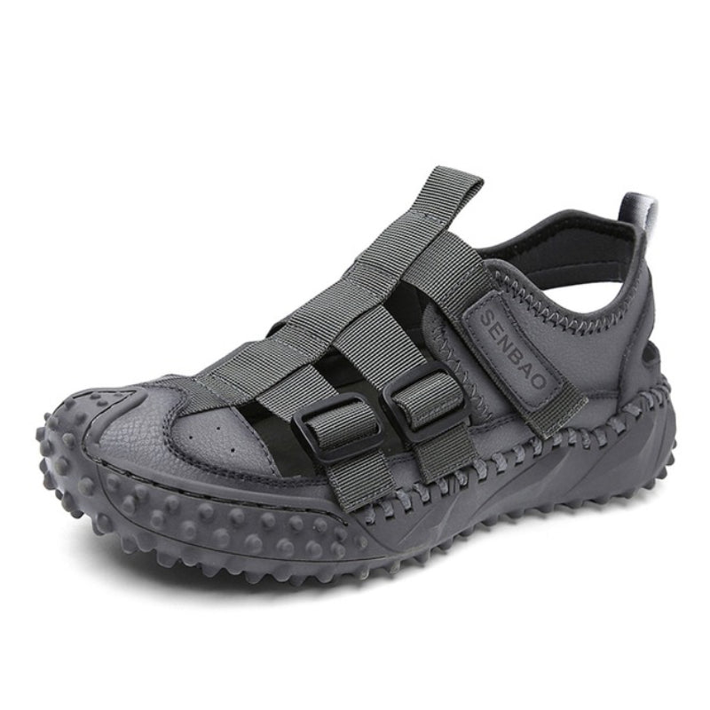 Men Orthopedic Sandals Open Back Anti-collision Round Toe Trendy 2023