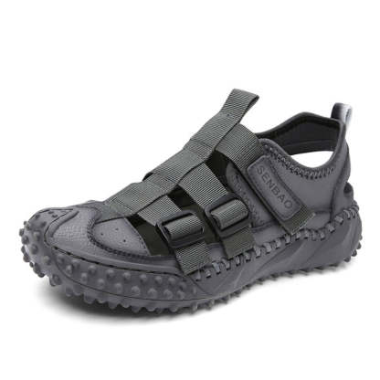 Men Orthopedic Sandals Open Back Anti-collision Round Toe Trendy 2023