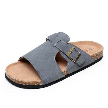 Orthopedic Sandals For Men Premium Suede Leisure Summer Slides