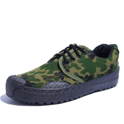 Men Orthopedic Shoes Camouflage Canvas Sneakers