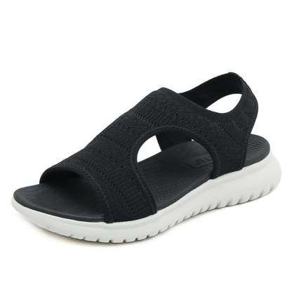 Women Walking Orthopedic Sandals Mesh Hollow Out Trendy Summer Sandals