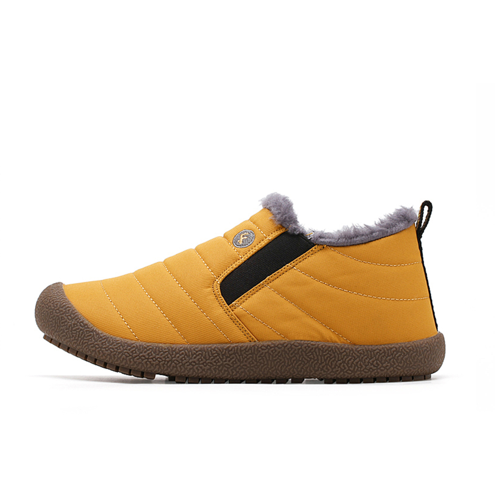 Winter Water-resistant Flat Fur Lined Boots