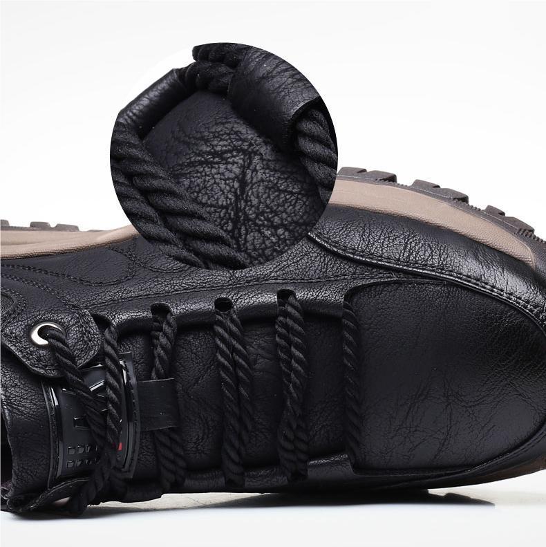 Men’s Winter Casual Hand Stitching Arch Support & Non-slip Breathable Boots