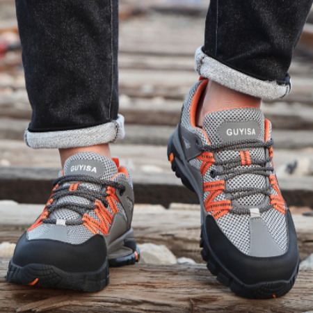Orthopedic Shoes Men Steel Toe Lace Puncture-Proof Work