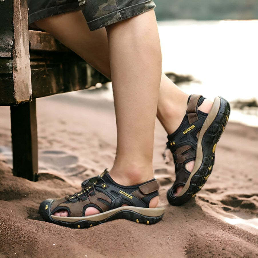 Ergonomic Men's Sandals for Pain Relief