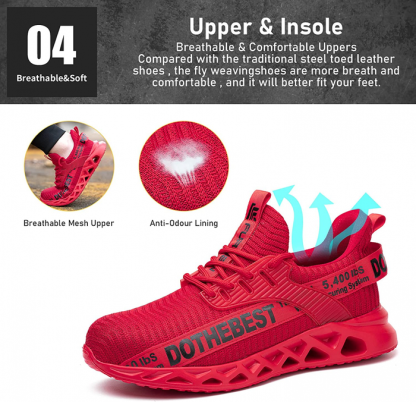 Ultra-Light Breathable Steel Toe Anti-Slip Shoes