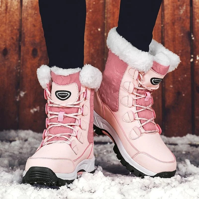 Snow Boots Women Winter Keep Warm Water-proof Shoes