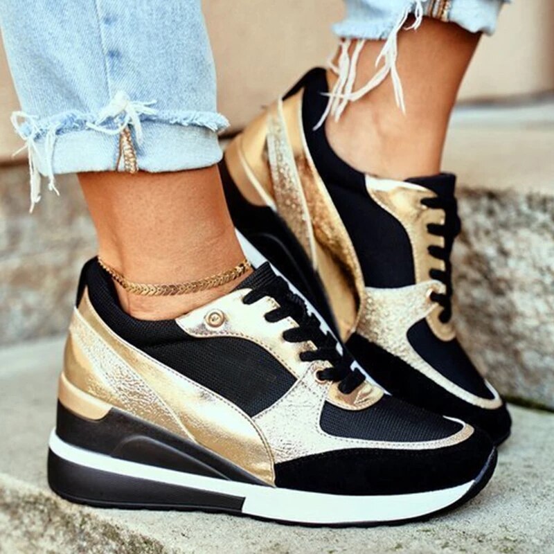 Orthopedic Shoes Women Arch Support Comfy Breathable Height Increase Sneakers