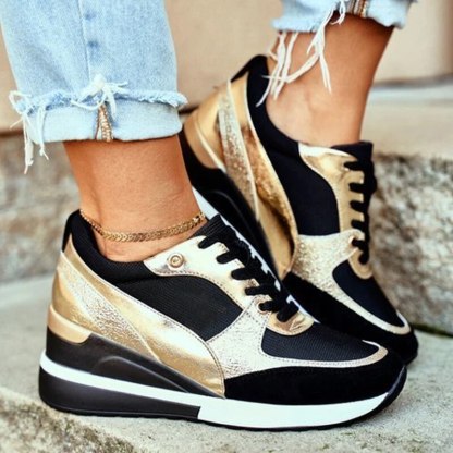 Orthopedic Shoes Women Arch Support Comfy Breathable Height Increase Sneakers